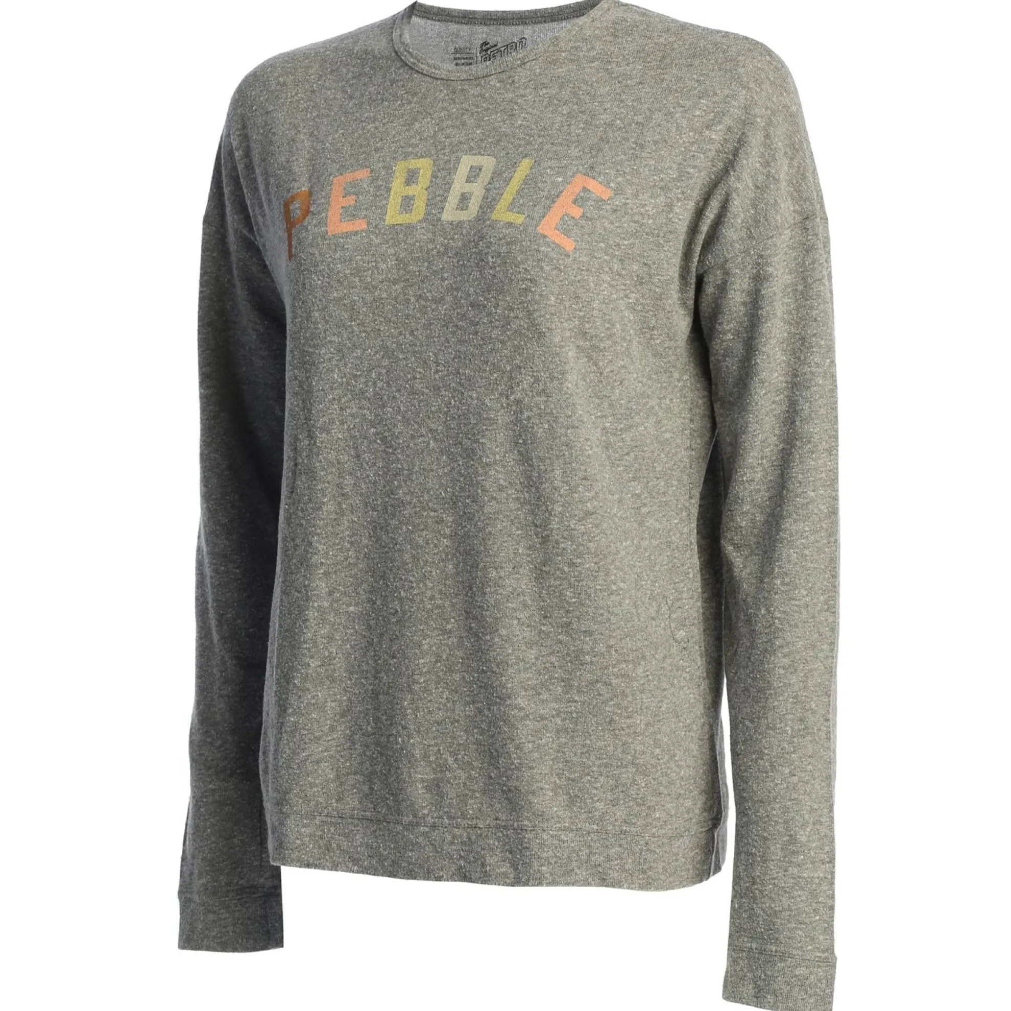 Pebble Beach Women's Multi Color Crew Sweatshirt By Original Retro Brand