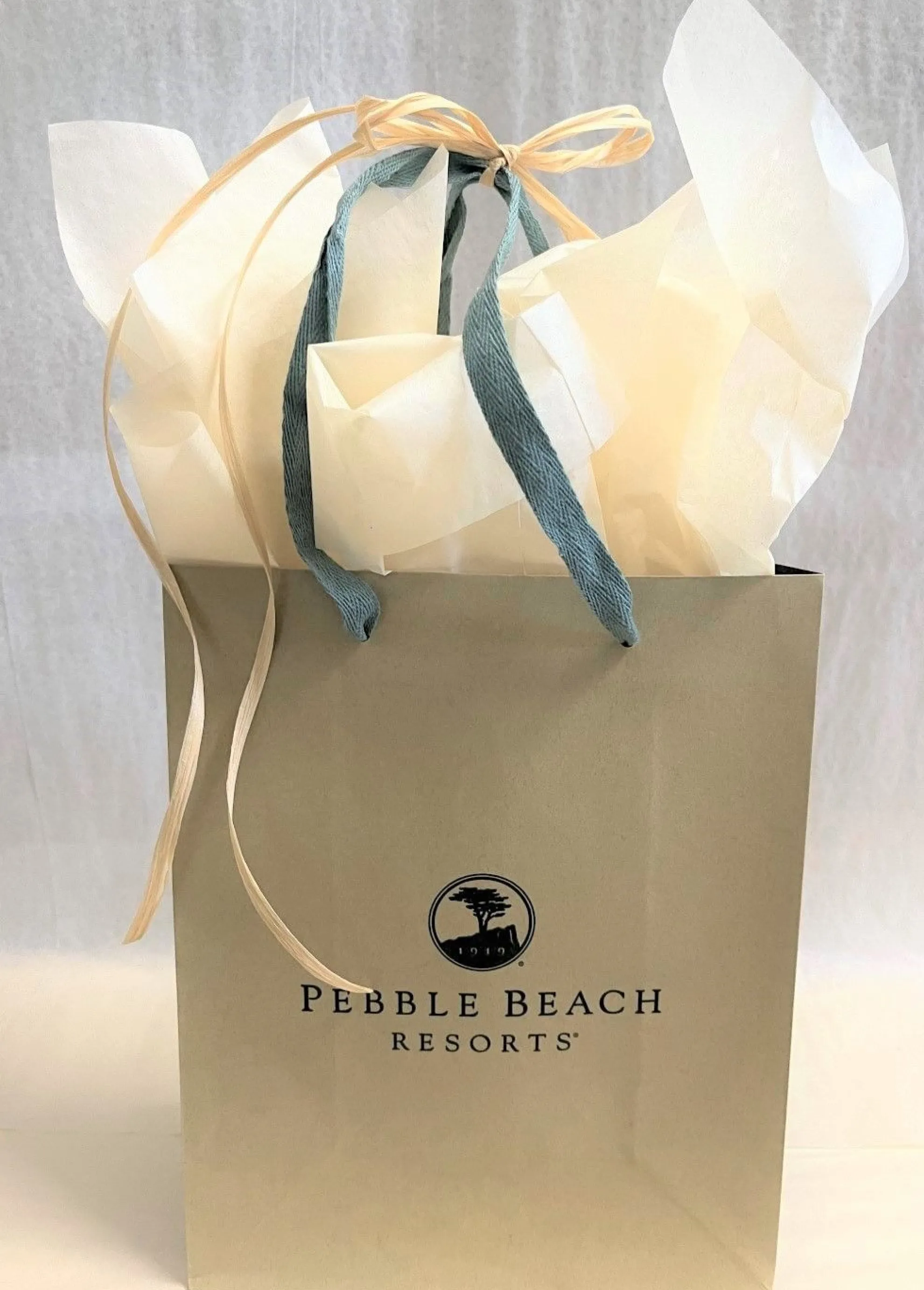 Pebble Beach Kraft Paper Gift Bag