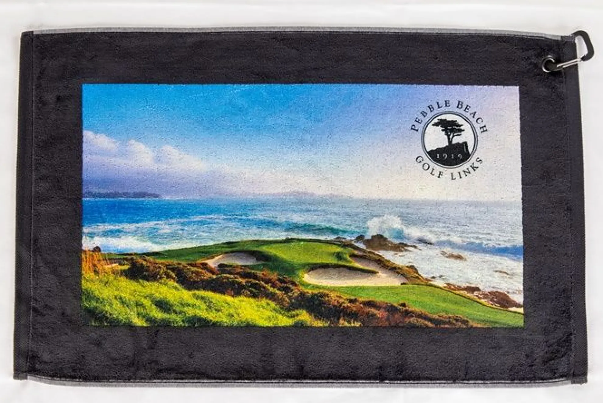 Pebble Beach 7Th Hole Photo Golf Towel