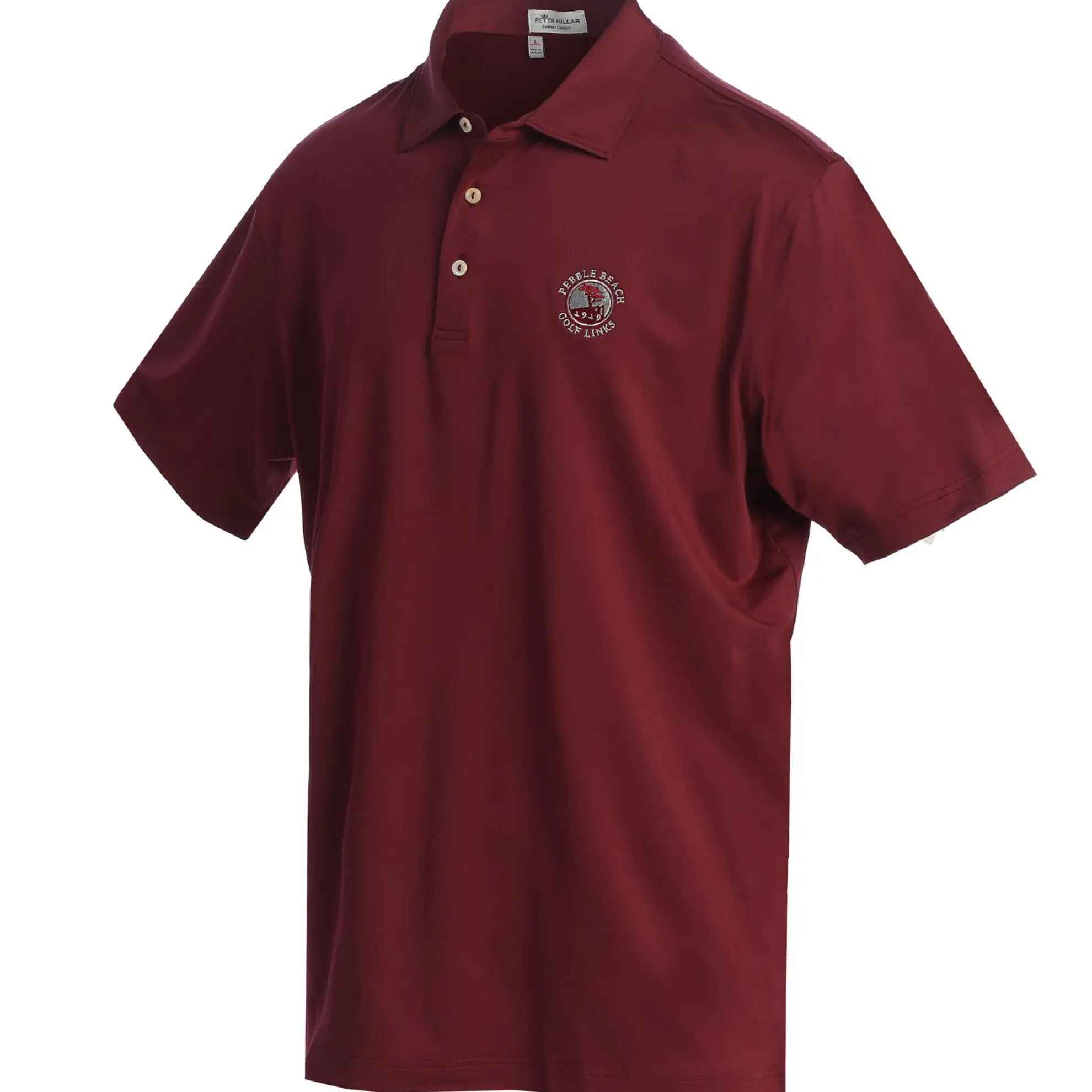 Pebble Beach Solid Polo By Peter Millar