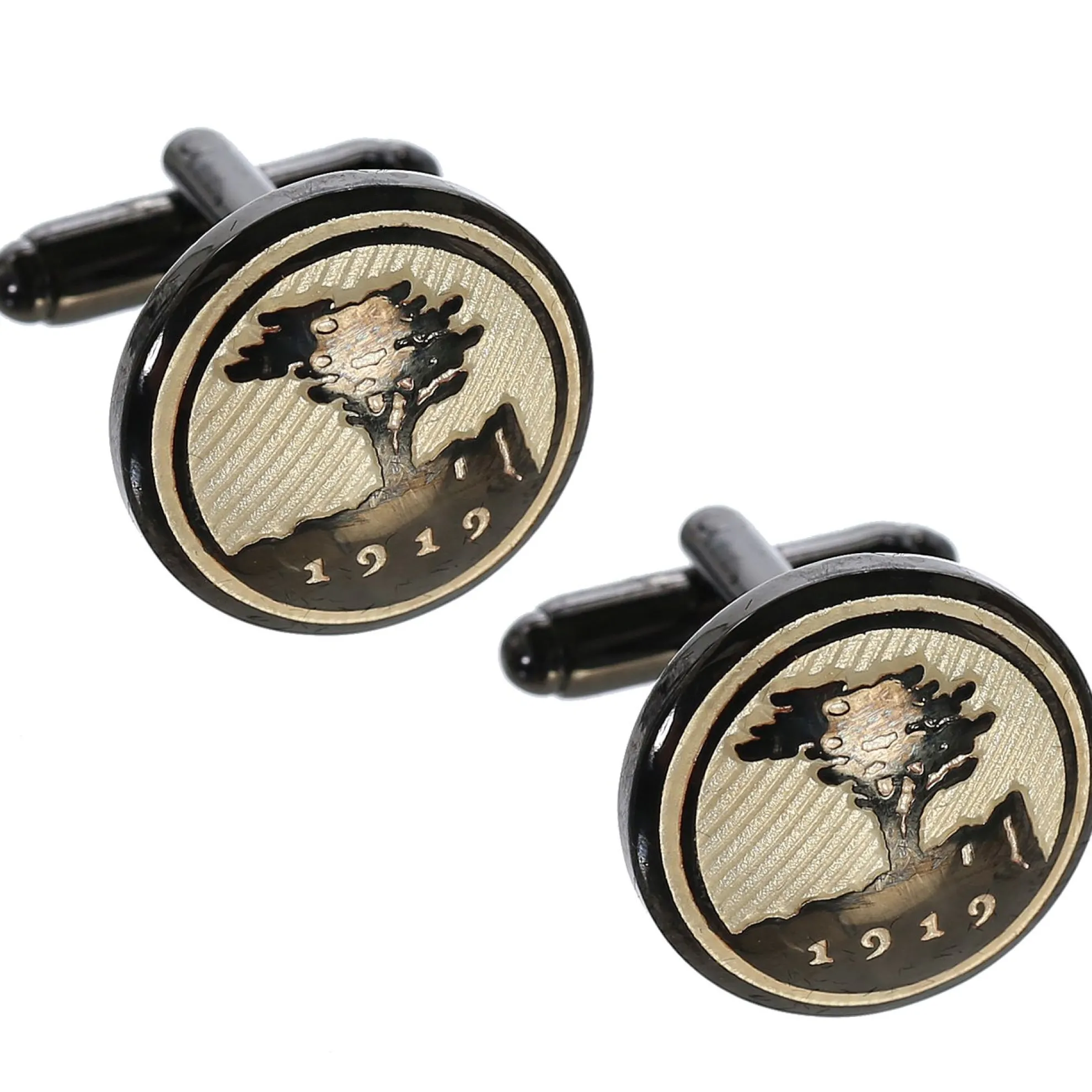 Pebble Beach Heritage Logo Enamel Boxed Cufflinks