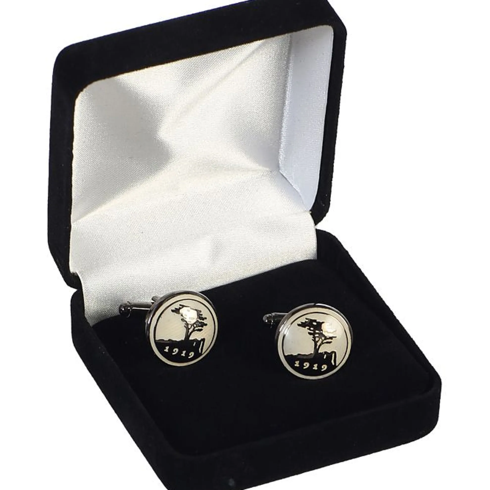 Pebble Beach Heritage Logo Enamel Boxed Cufflinks