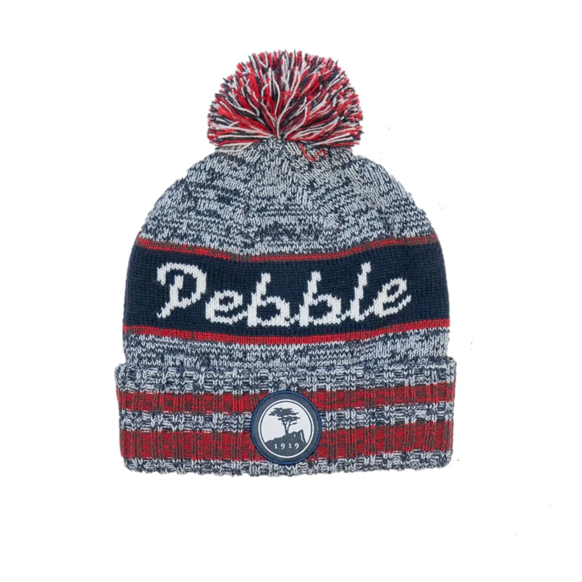 Pebble Beach Jacquard Knit Beanie By Pukka