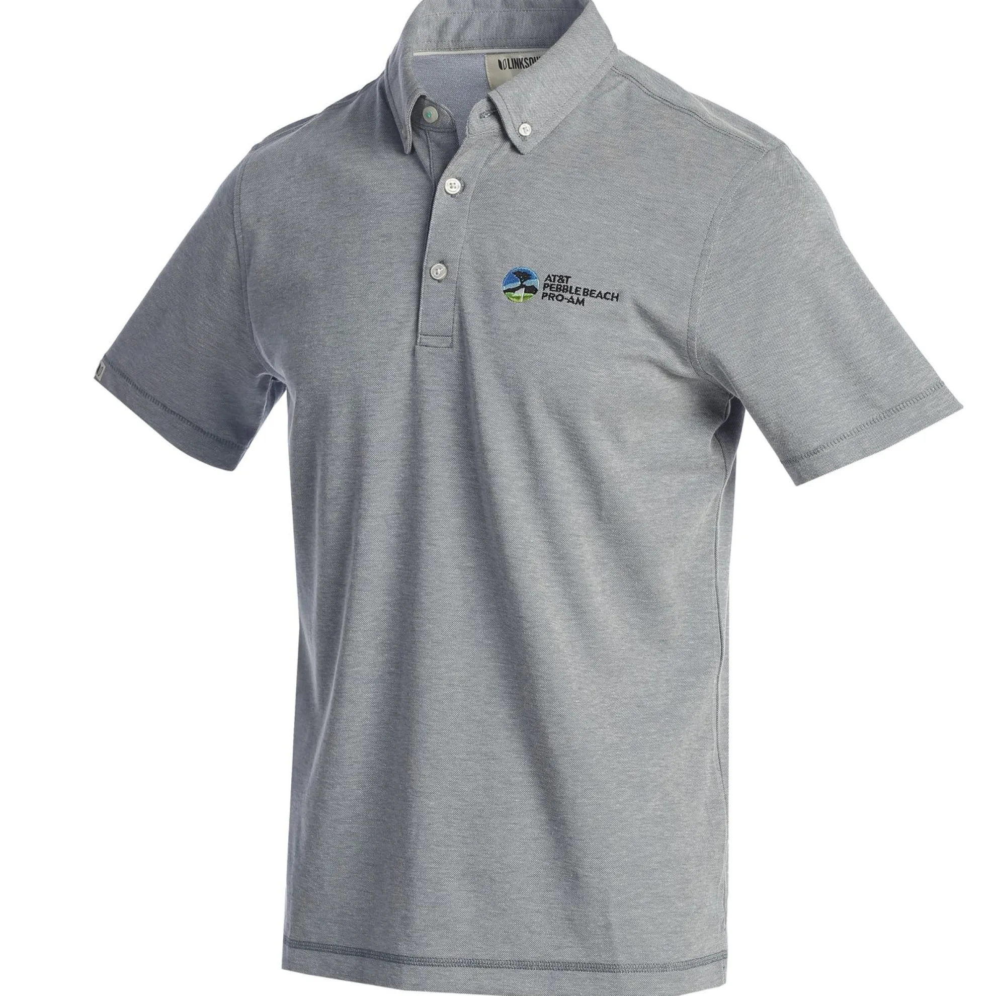 At&T Pebble Beach Pro-Am Oxford Polo By Linksoul