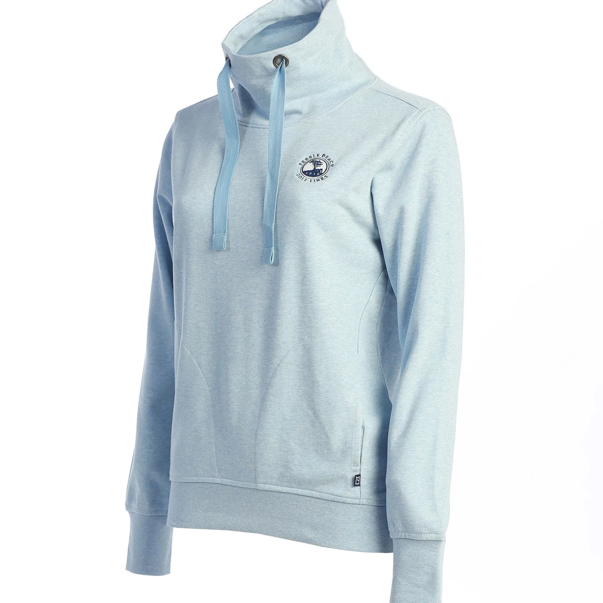 Pebble Beach Women's Funnel Neck Sweatshirt By Cutter & Buck