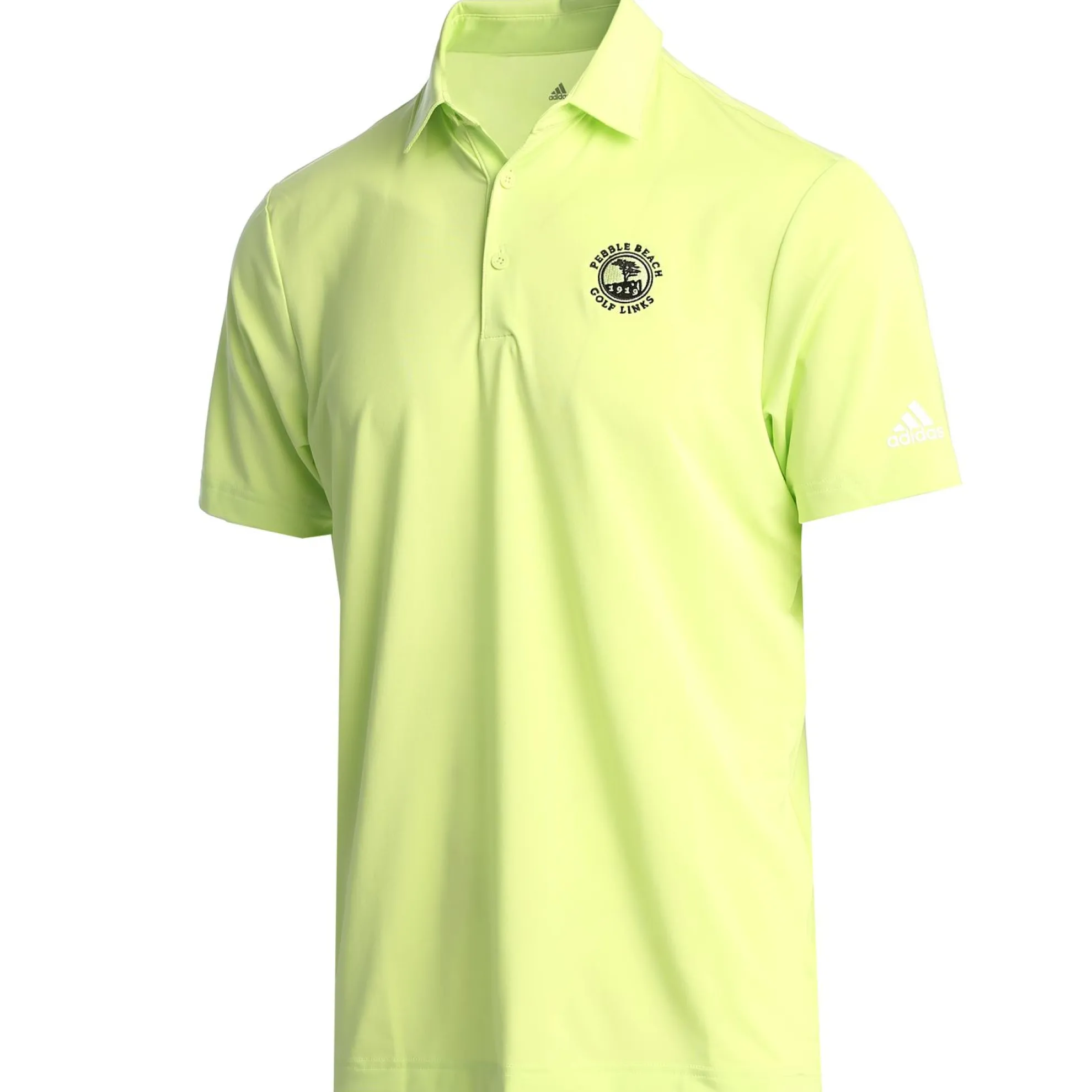 Pebble Beach Men's Ultimate365 Pulse Green Polo By Adidas
