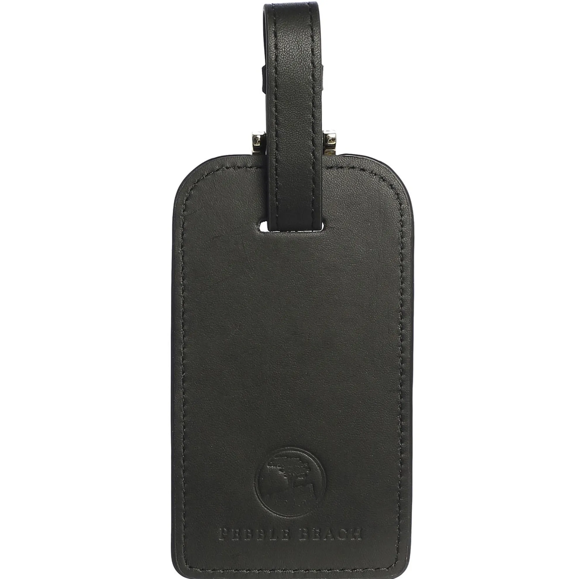 Pebble Beach Leather Luggage Tag