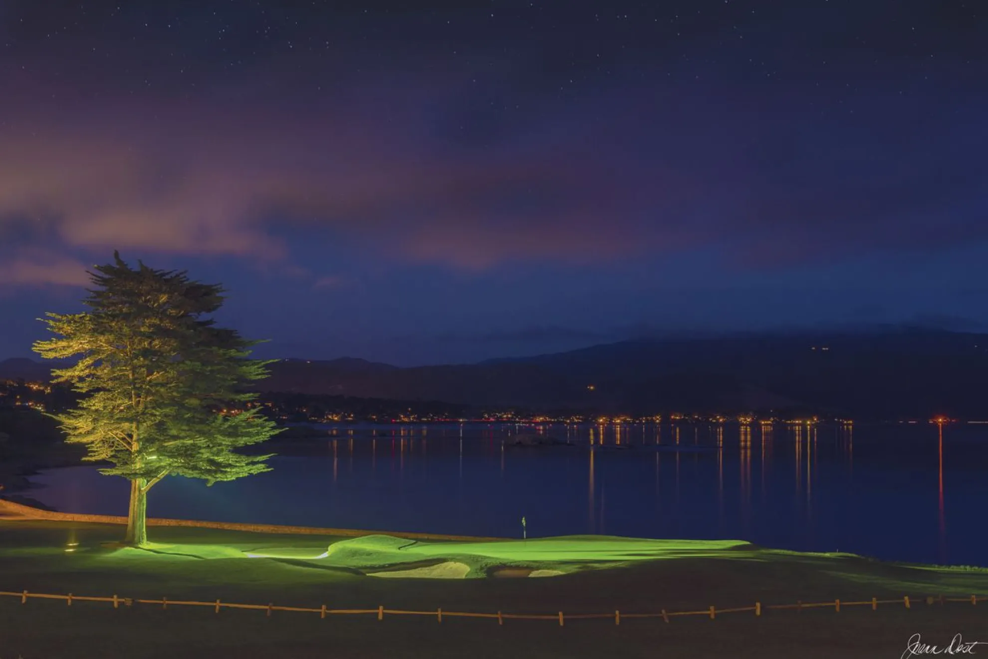 Evening On 18 By Joann Dost -Metal Print