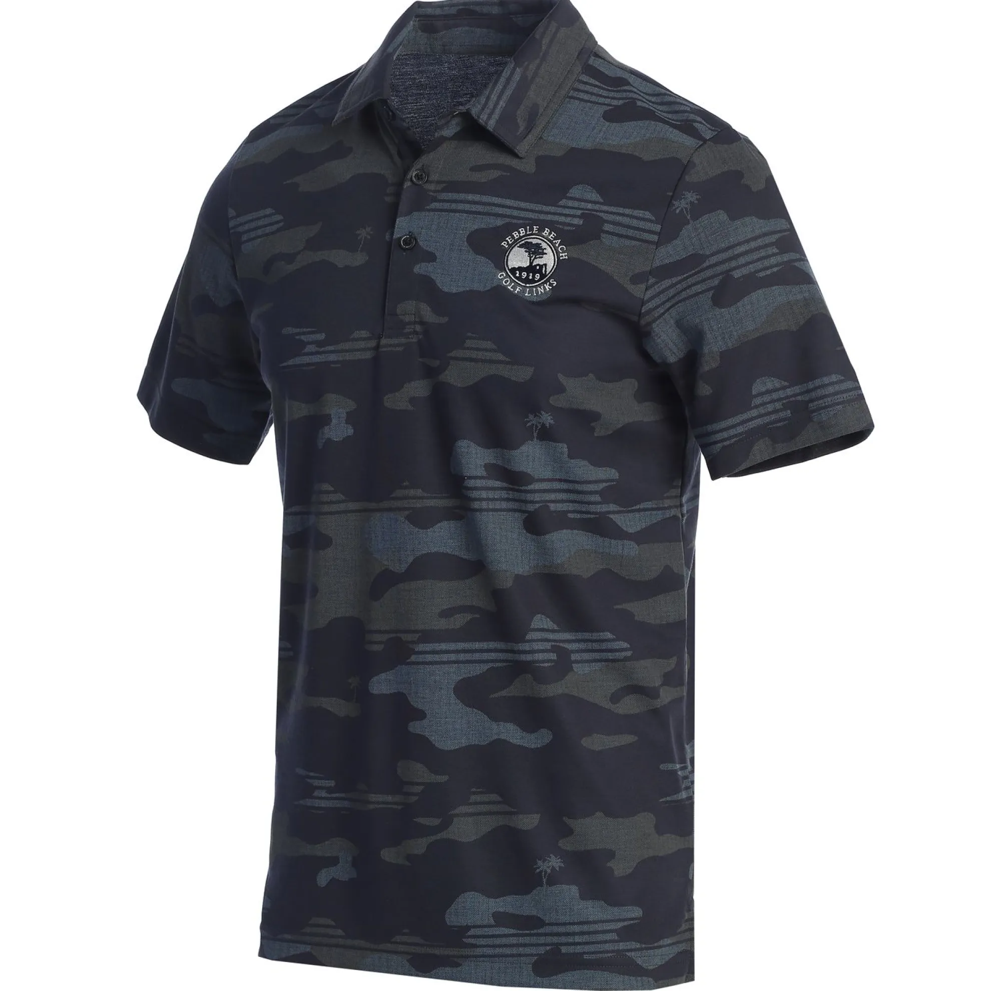 Pebble Beach Beachside Stealth Polo By Travis Mathew