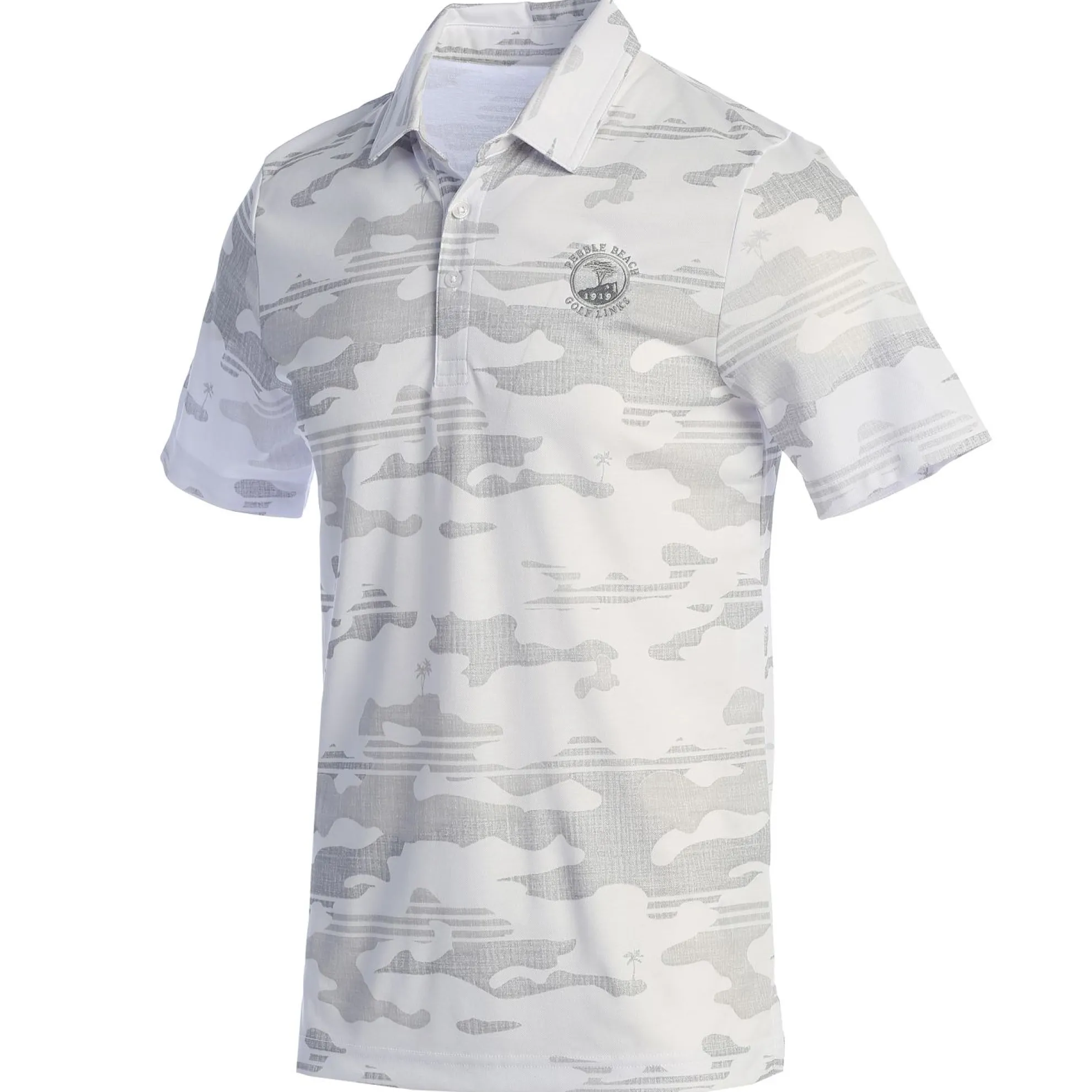 Pebble Beach Beachside Stealth Polo By Travis Mathew