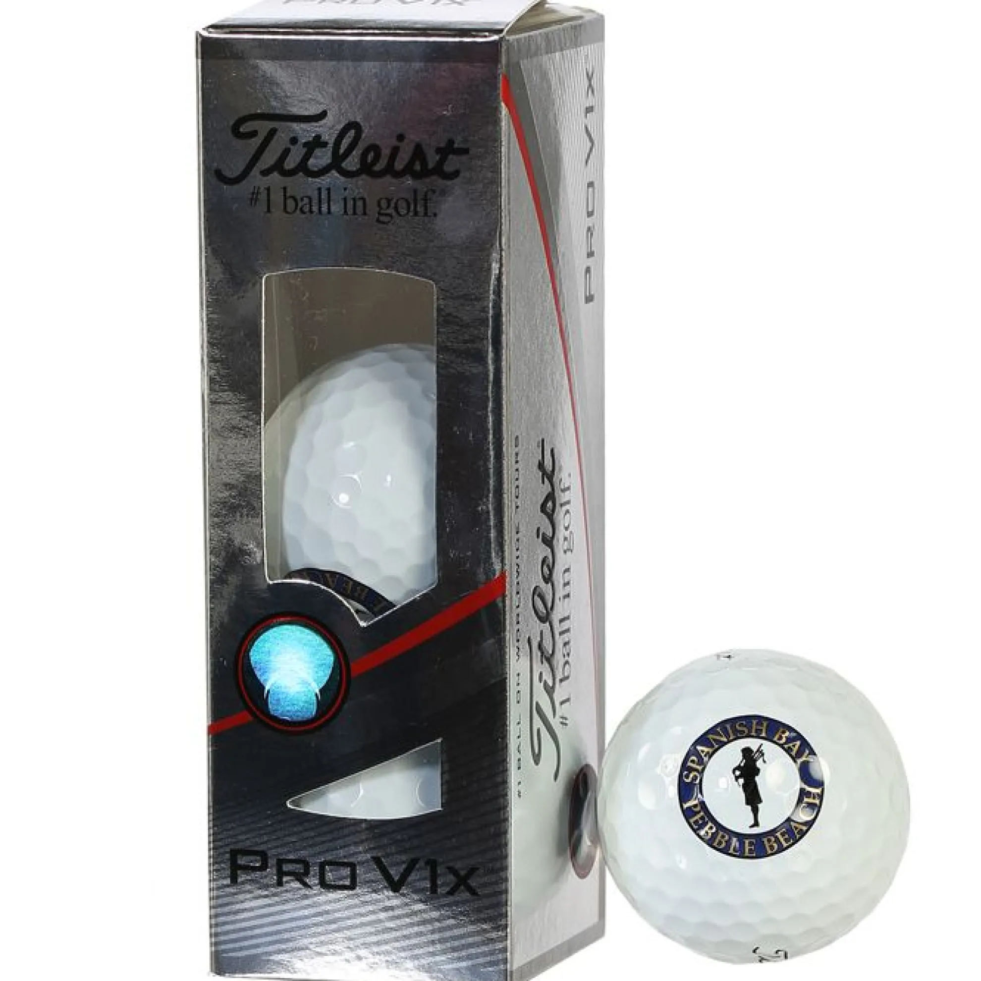 Spanish Bay Pro V1 X Sleeve Of Balls By Titleist