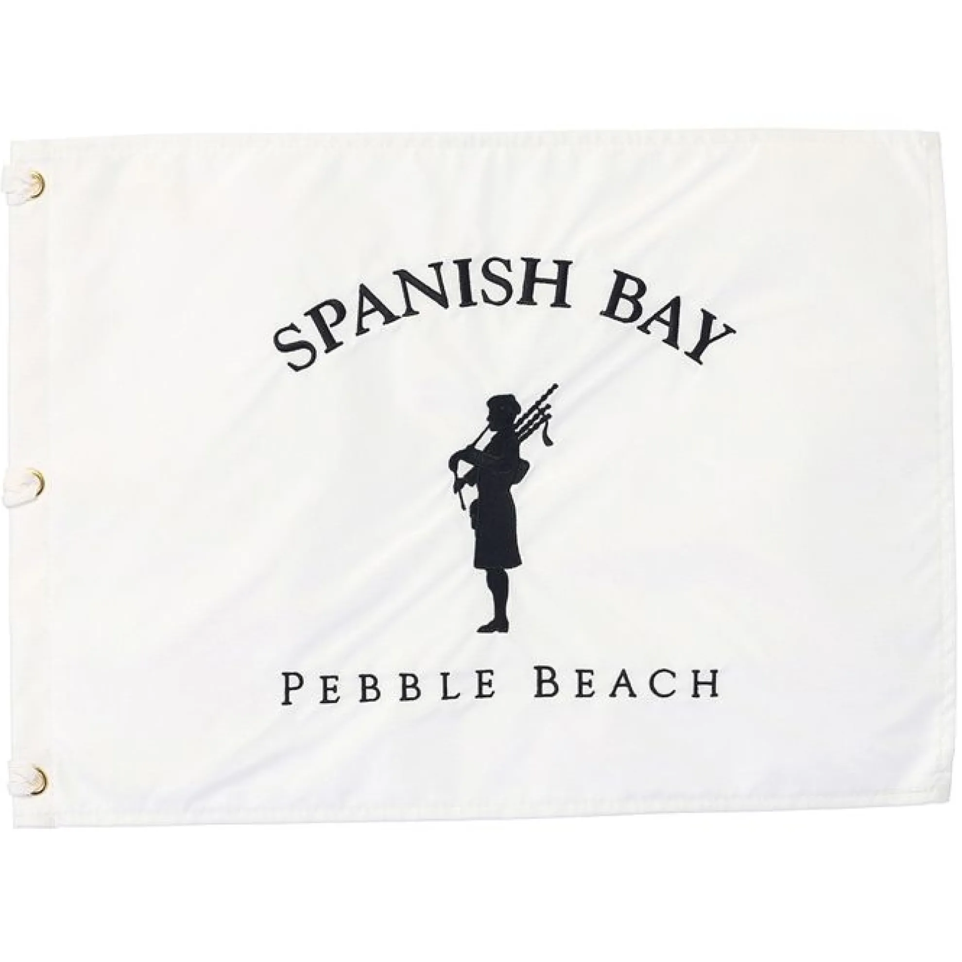 Spanish Bay Bagpiper Pin Flag