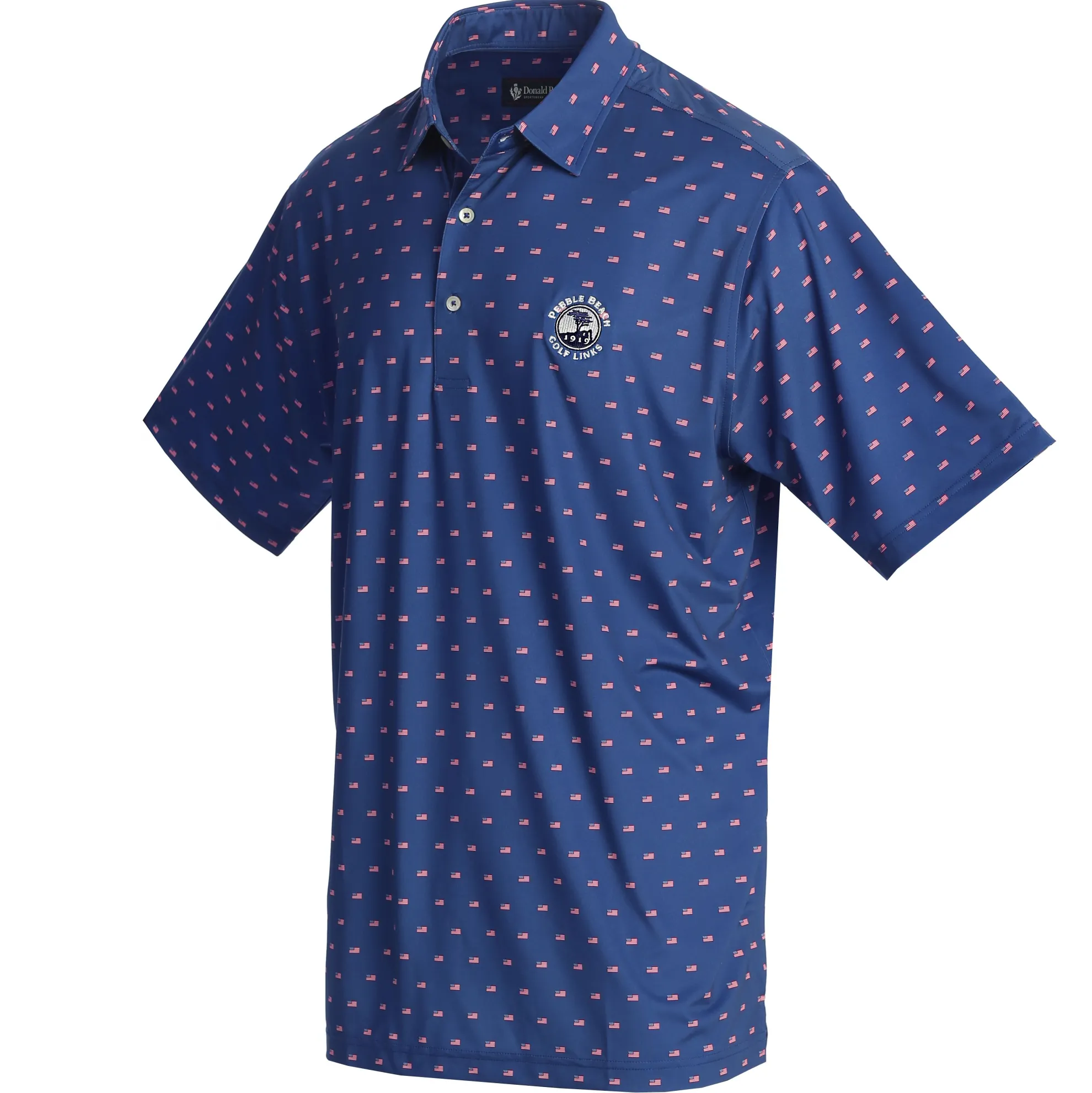 Pebble Beach Flag Polo By Donald Ross