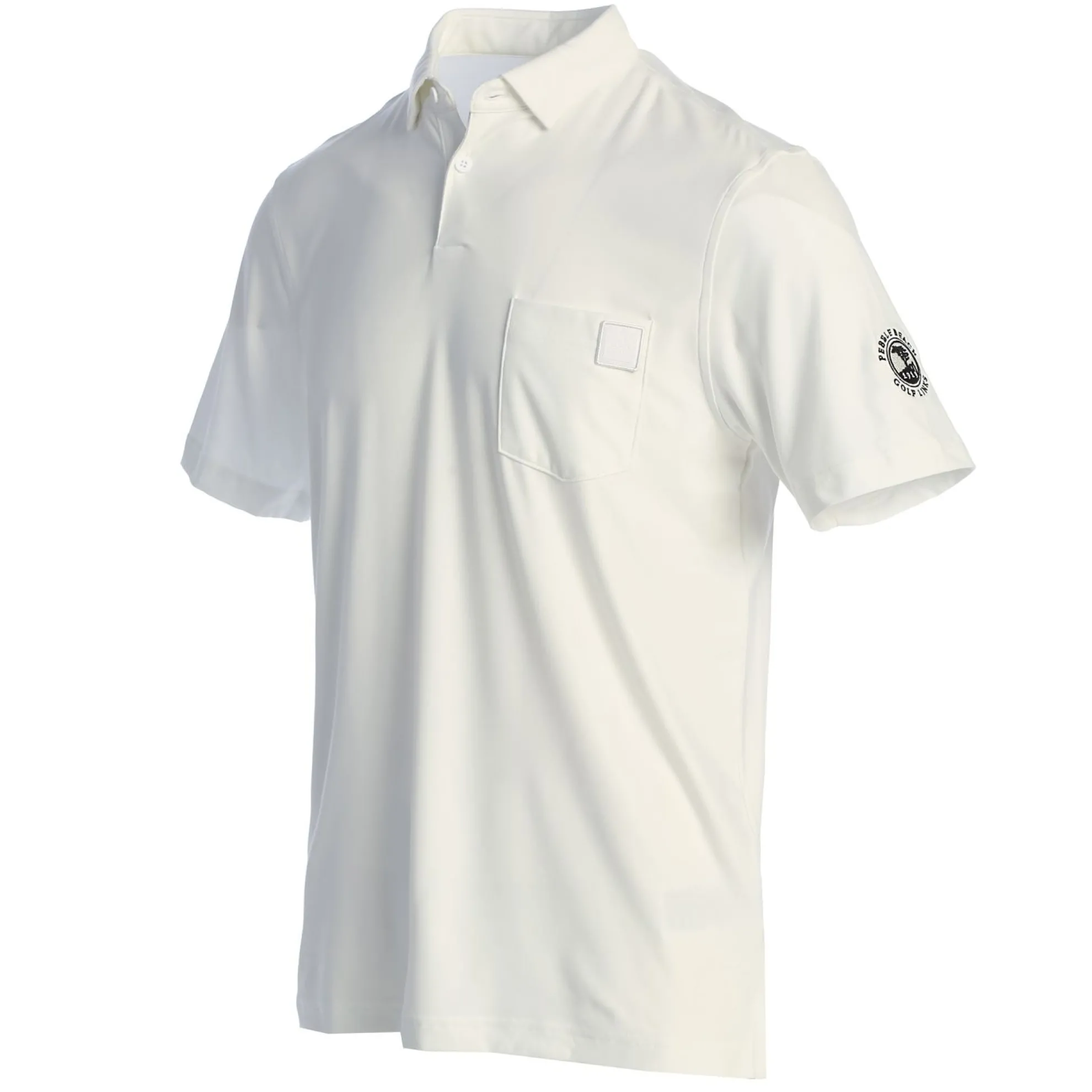 Pebble Beach Summer Whites Go-To Pocket Polo By Adidas