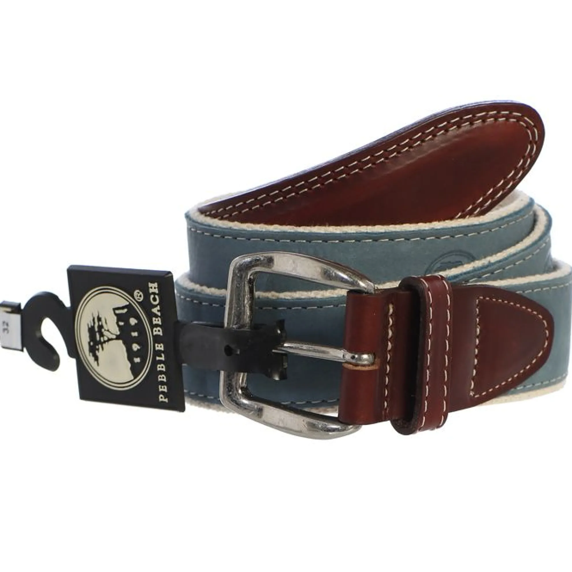 Pebble Beach Men's Nubuck Suede Belt