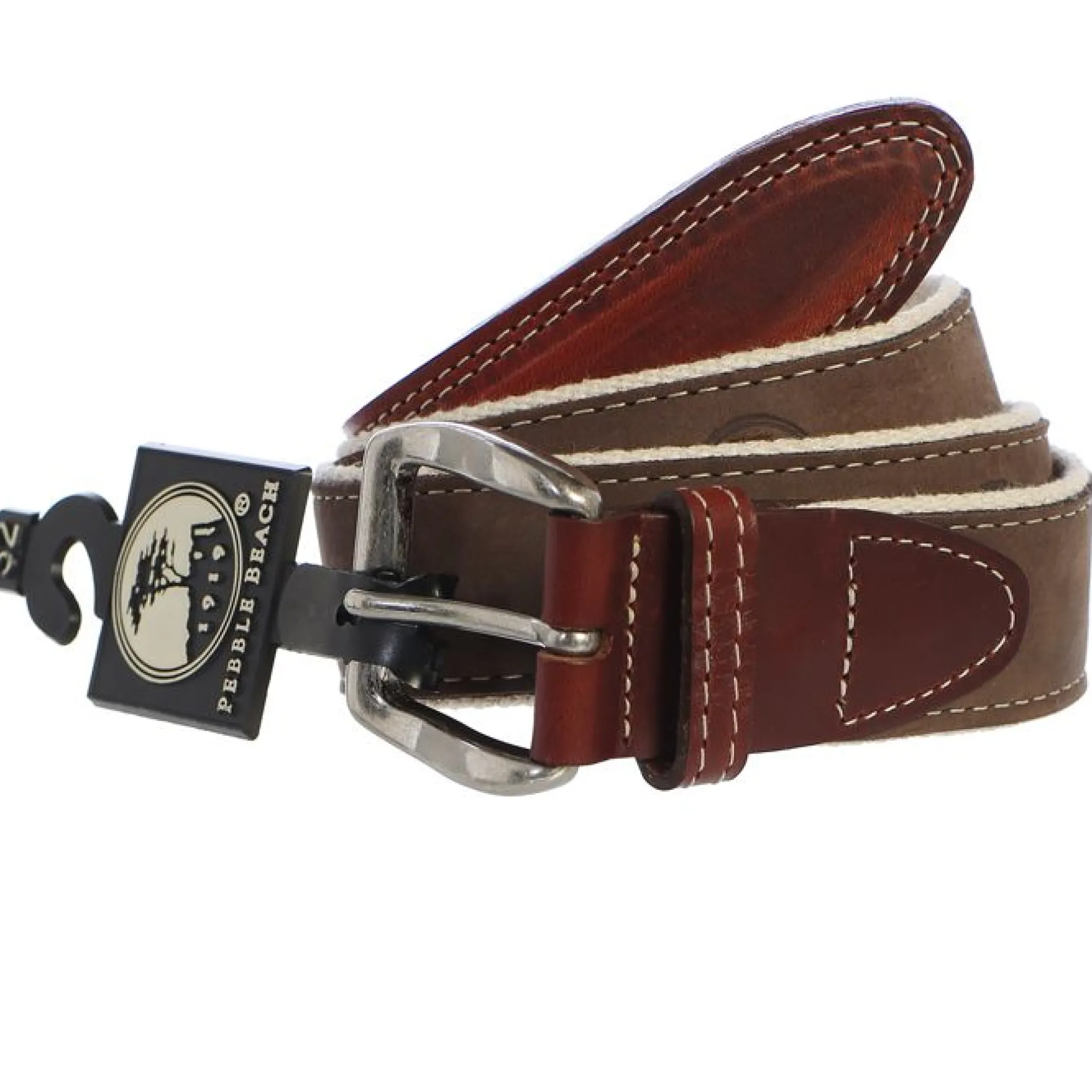Pebble Beach Men's Nubuck Suede Belt