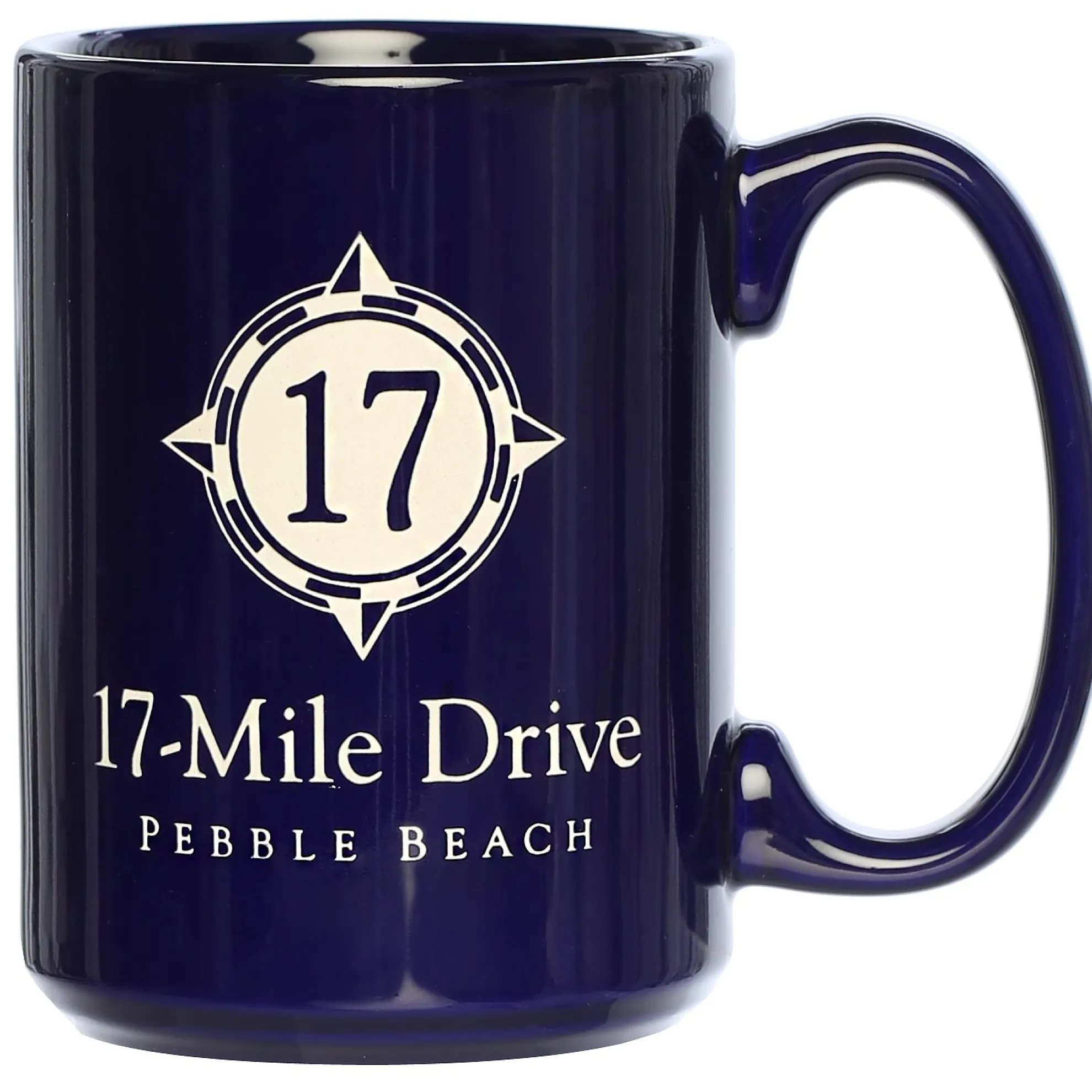 Pebble Beach 17 Mile Drive Big Boy Ceramic Coffee Mug