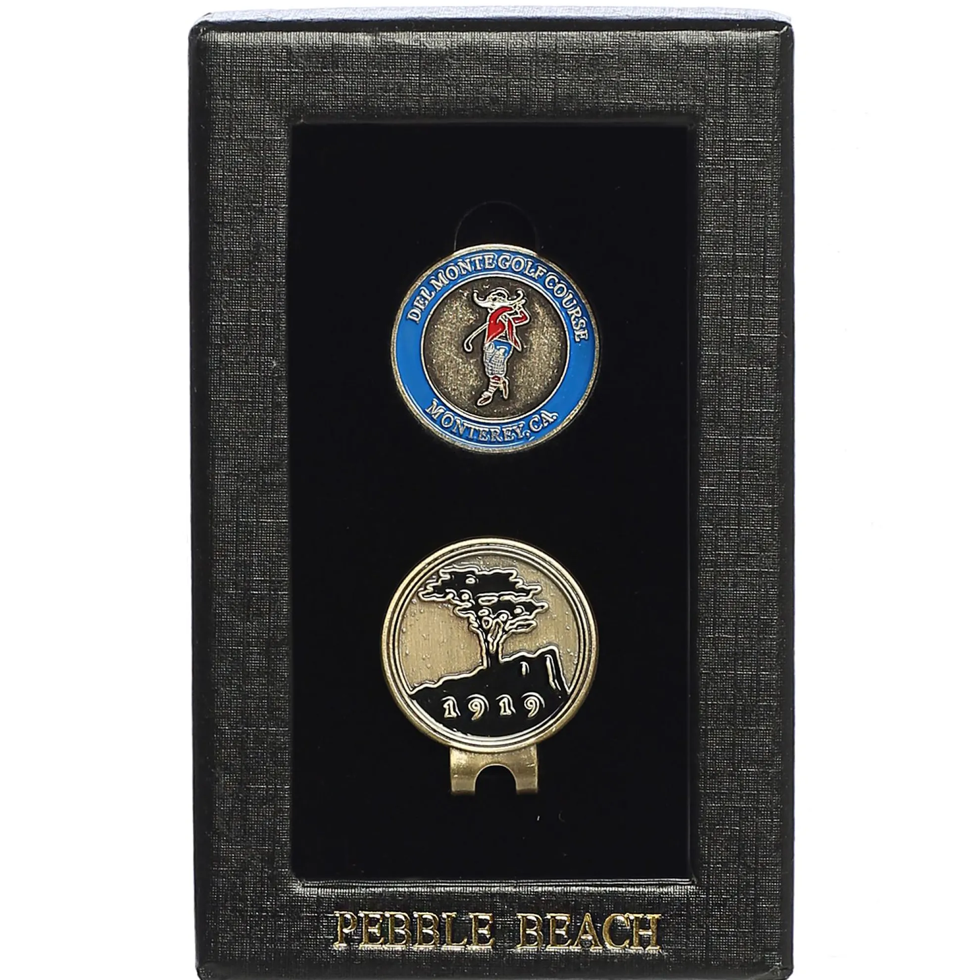 Del Monte Golf Course Hat Clip & Ball Marker Set