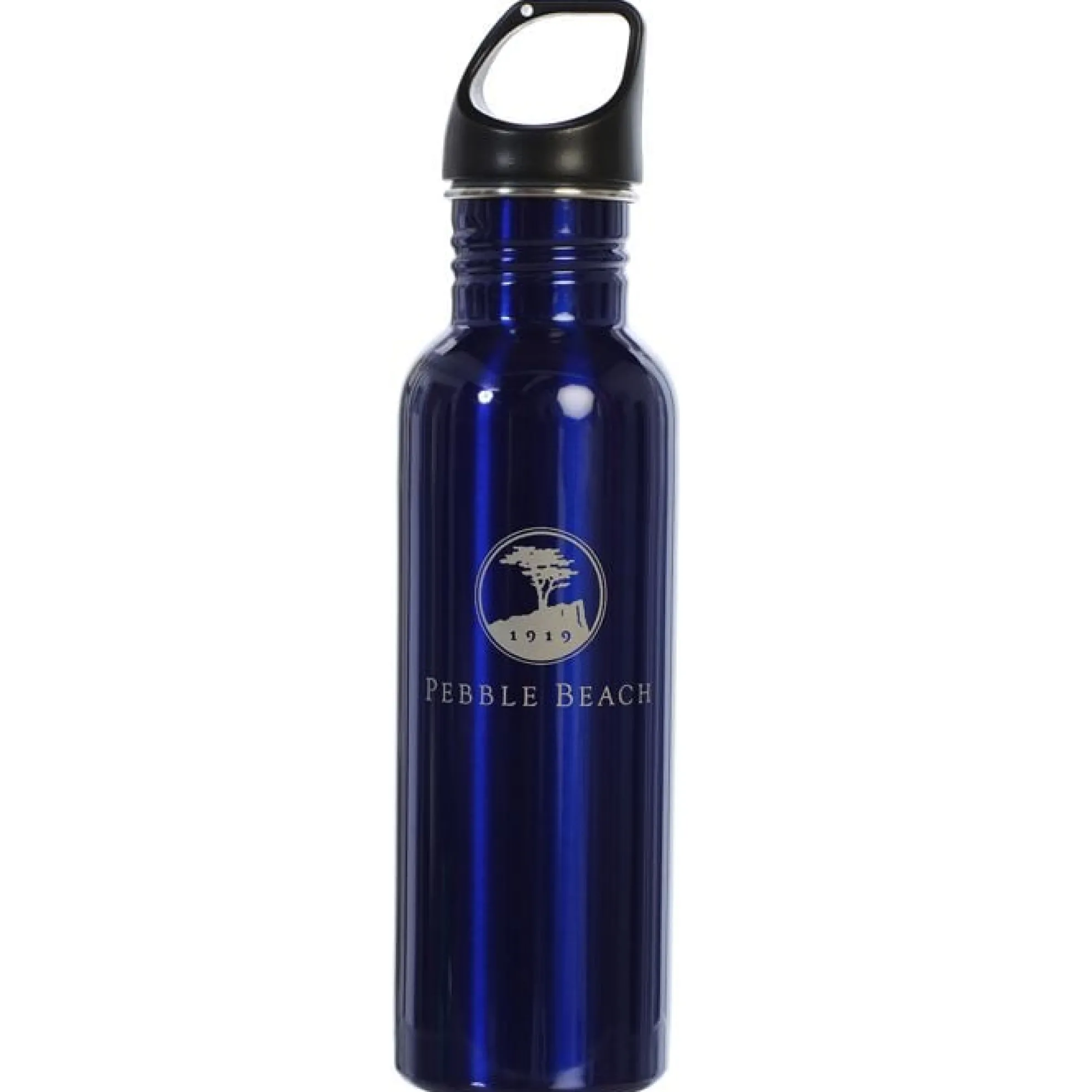Pebble Beach Stainless Steel Etched Water Bottle