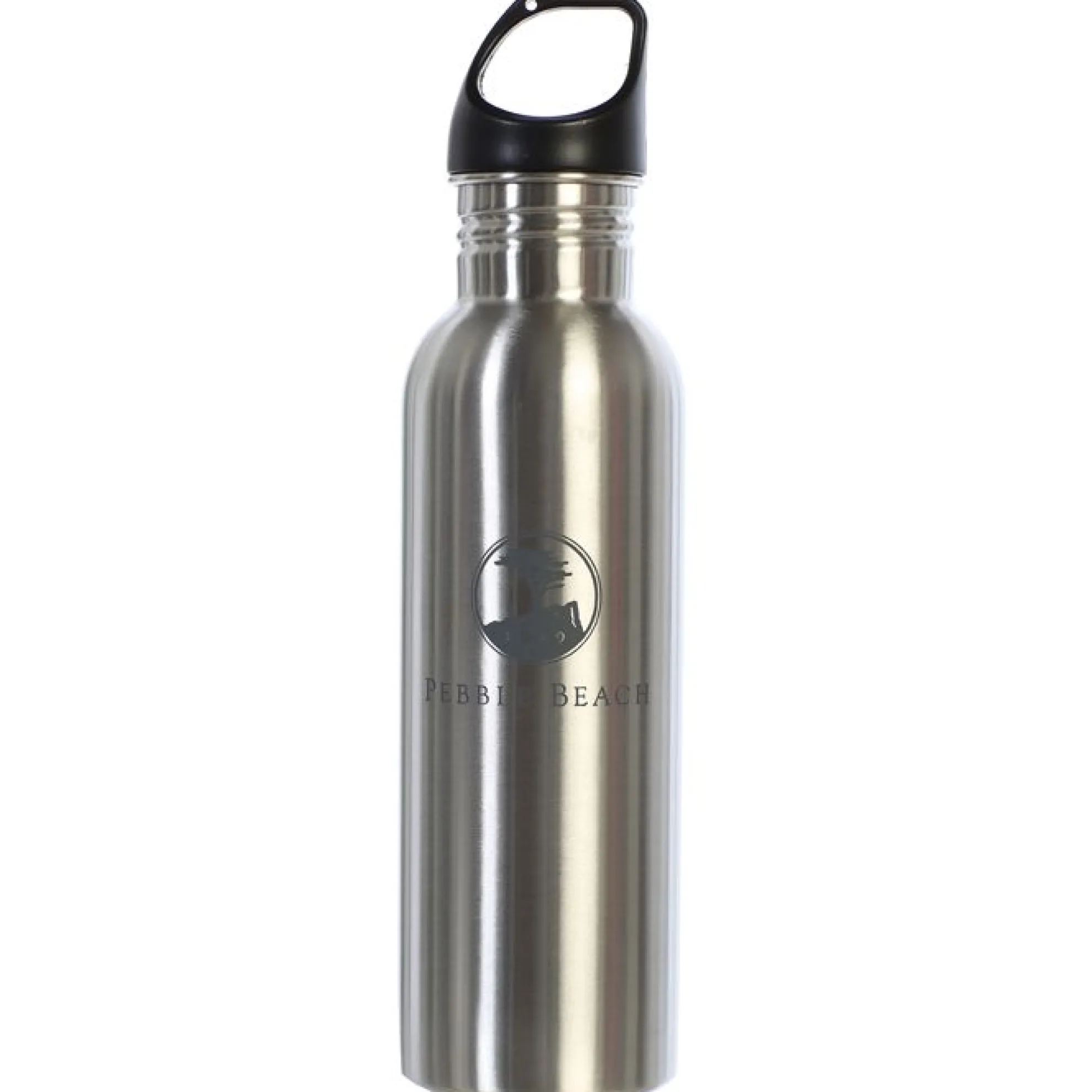 Pebble Beach Stainless Steel Etched Water Bottle