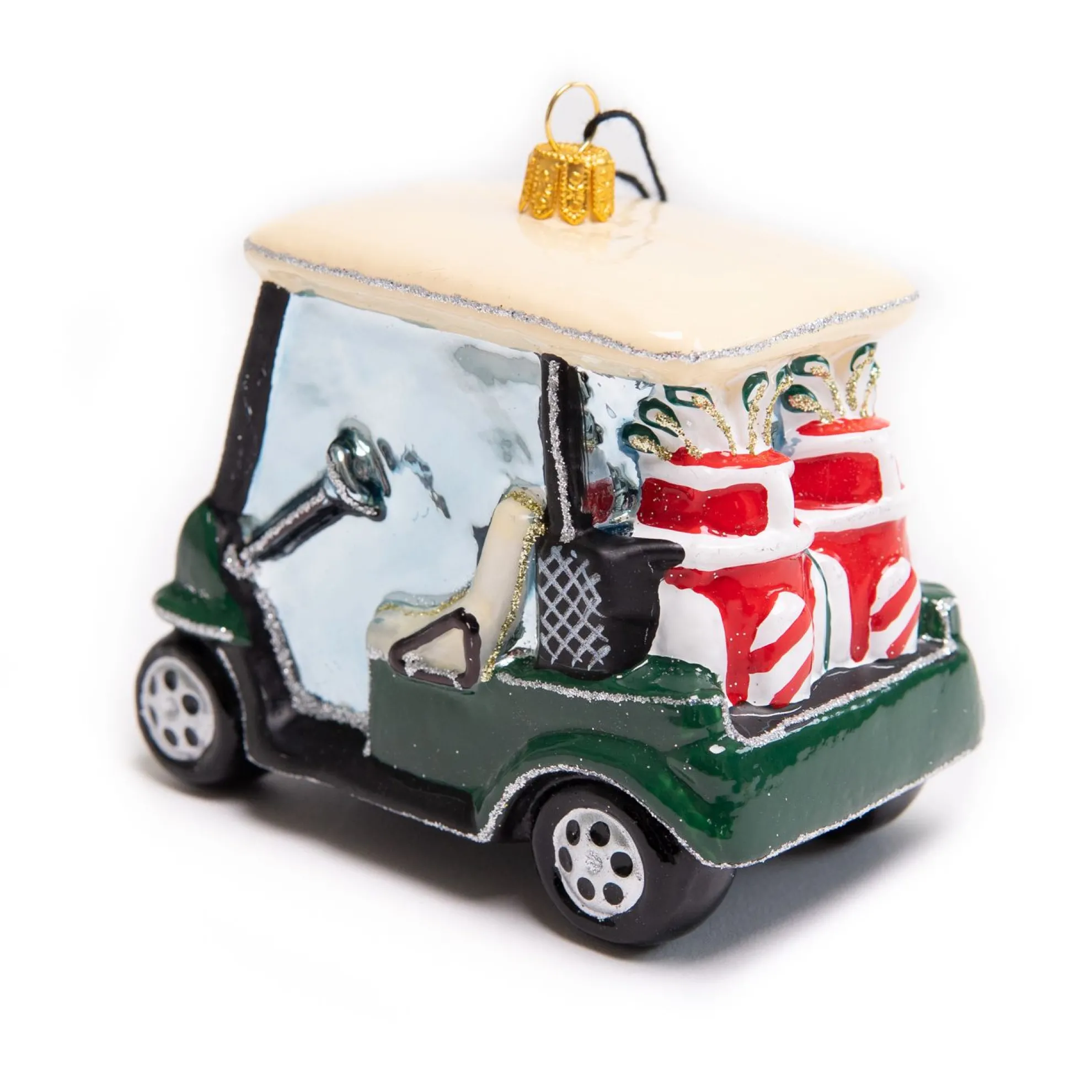 Golf Cart Holiday Ornament By Joy To The World Collectibles
