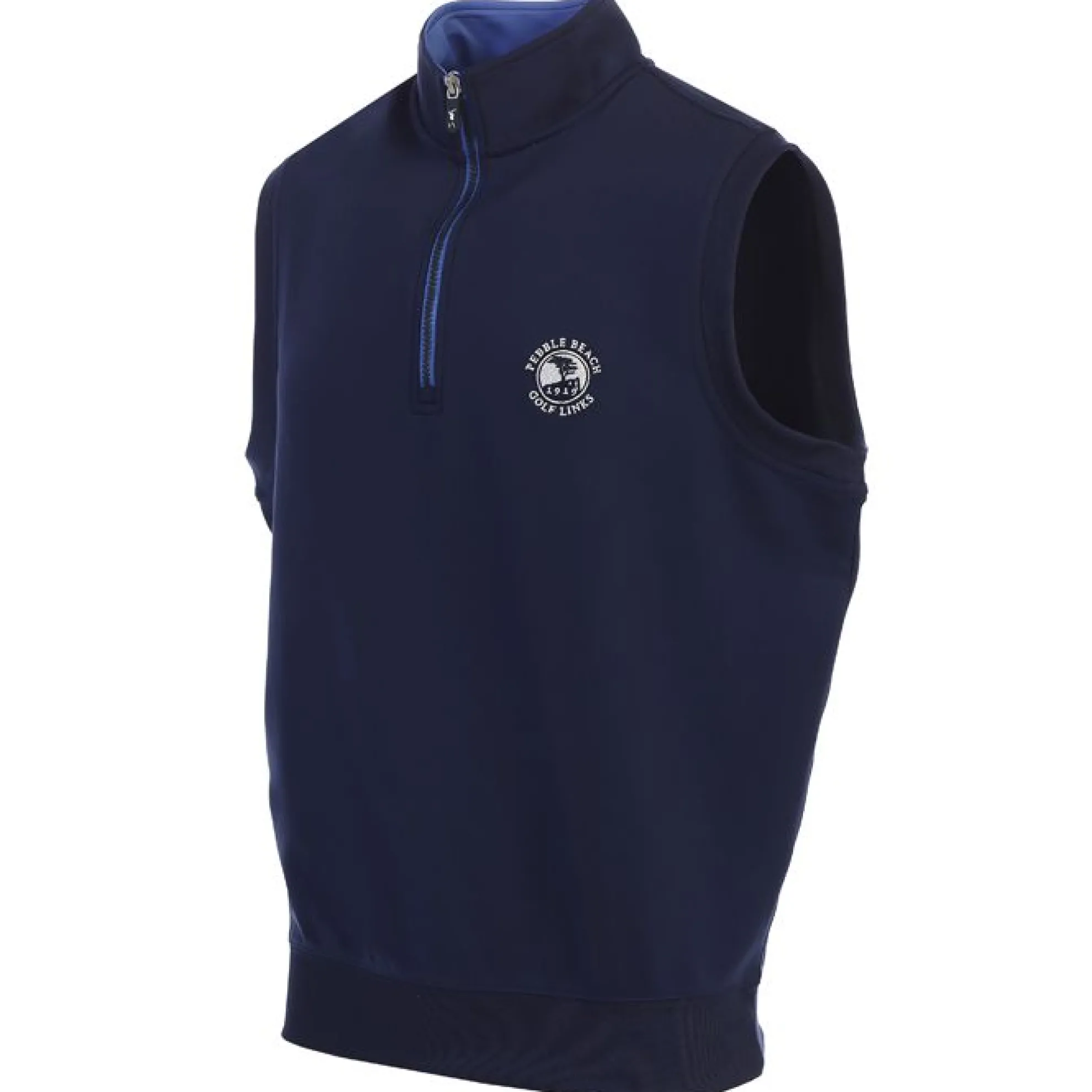 Pebble Beach Men's "Caves" 1/4 Zip Vest By Fairway & Greene