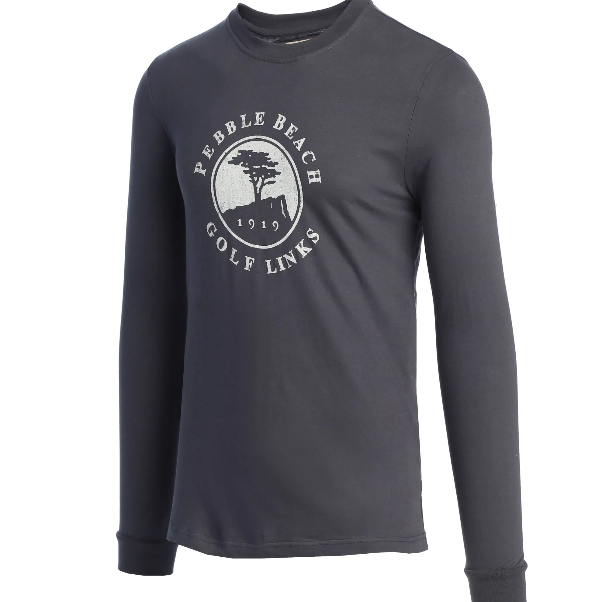 Pebble Beach Comfort Logo Long Sleeve Tee By American Needle