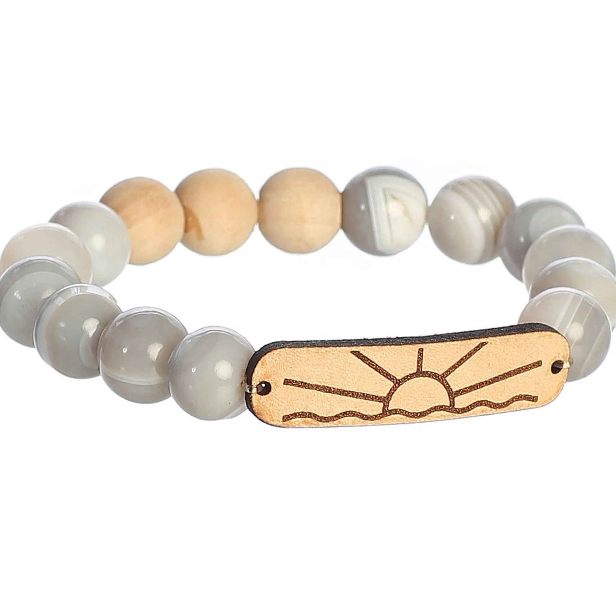 Pebble Beach Outfitters Beaded Bracelet By Freshwater Designs