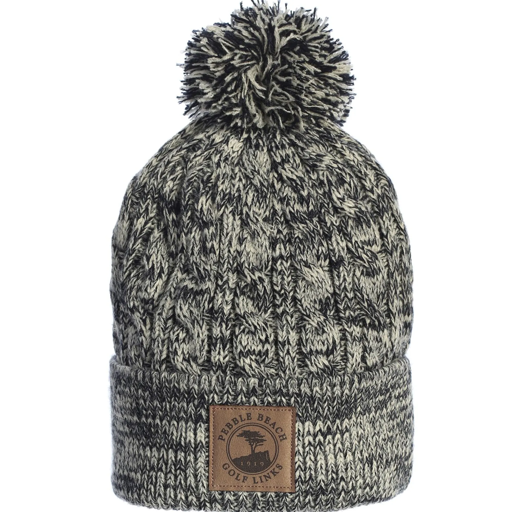 Pebble Beach Cable Knit Pom Beanie By Ahead