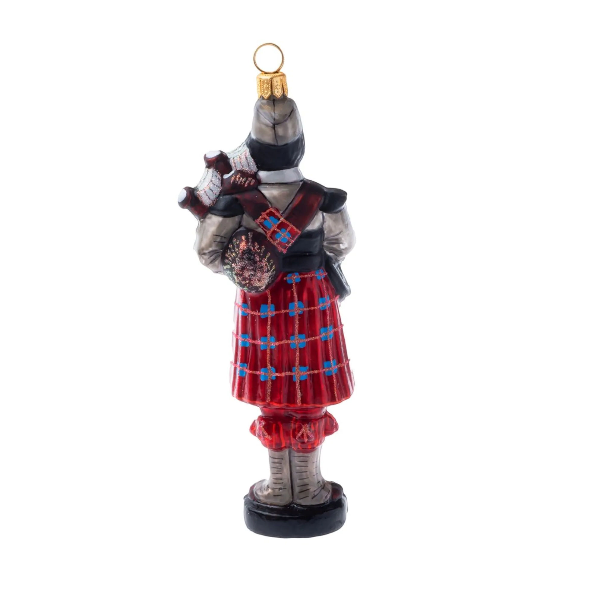 The Links At Spanish Bay Collectible Bagpiper Ornament
