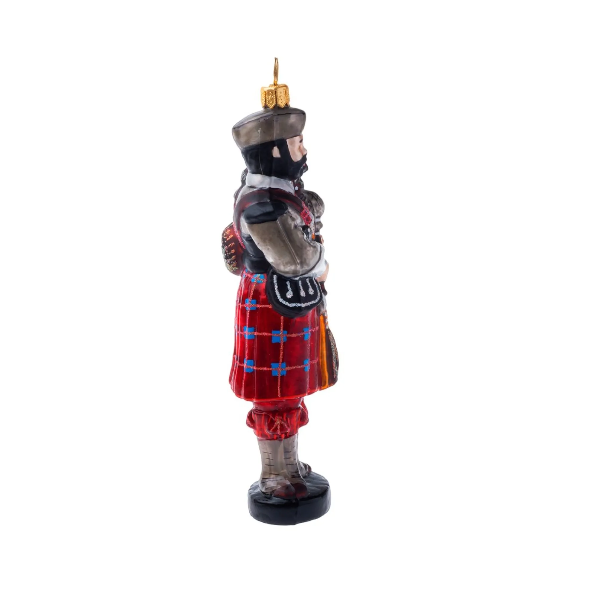 The Links At Spanish Bay Collectible Bagpiper Ornament