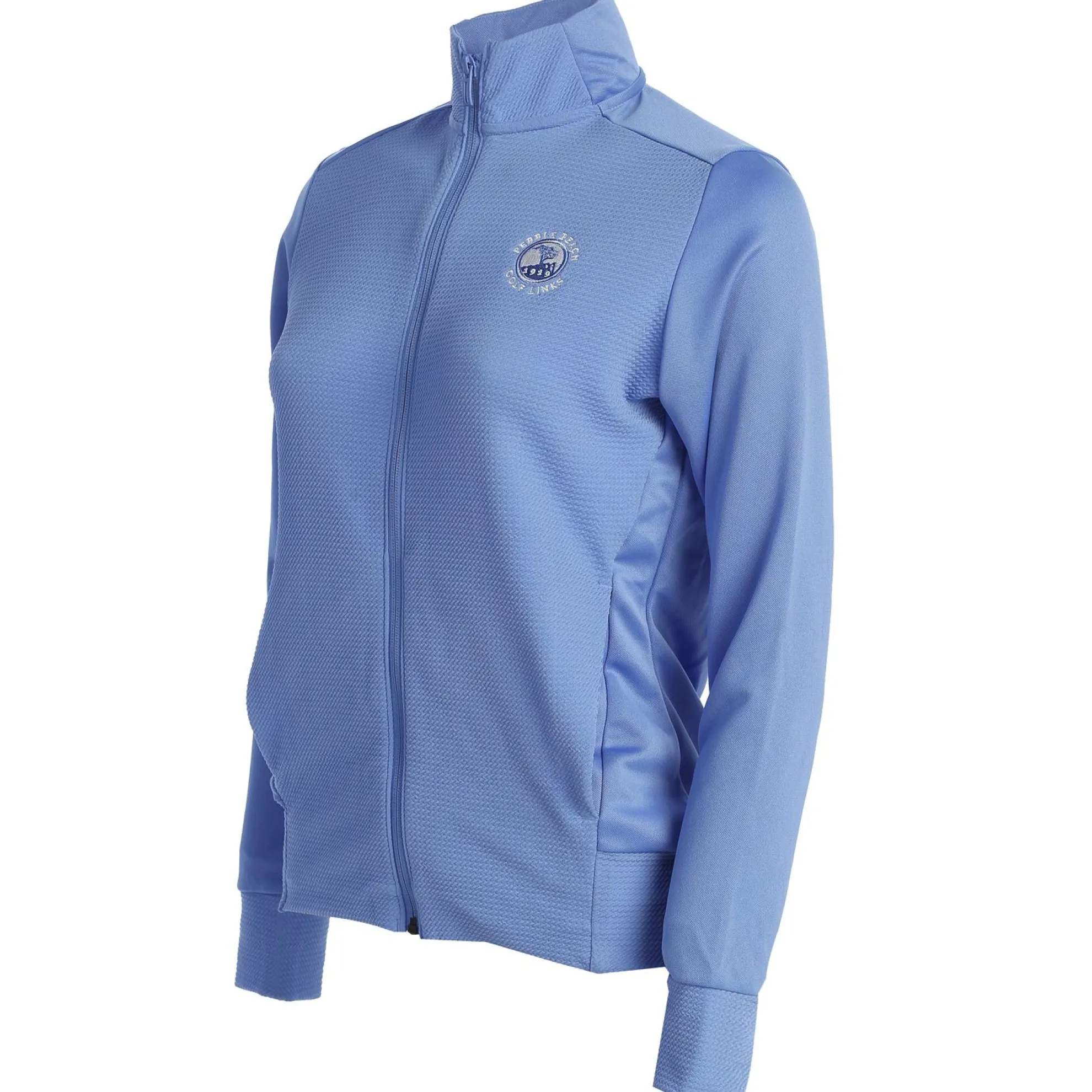 Pebble Beach Women's Textured Full Zip Jacket By Adidas